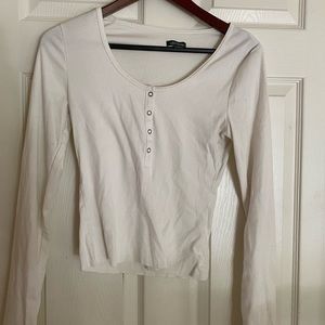 White long-sleeve, size M